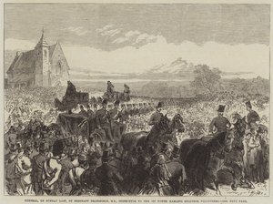 Funeral, on Sunday Last, of Sergeant Dransfield, RE, Instructor to the 1st Tower Hamlets Engineer Volunteers by Sir John Charles Robinson